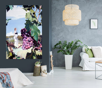 3D Purple Grapes 110140 Matthew Holden Bates Wall Sticker