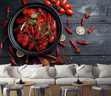 3D Hot Lobster 1461 Wall Murals Wallpaper AJ Wallpaper 2 