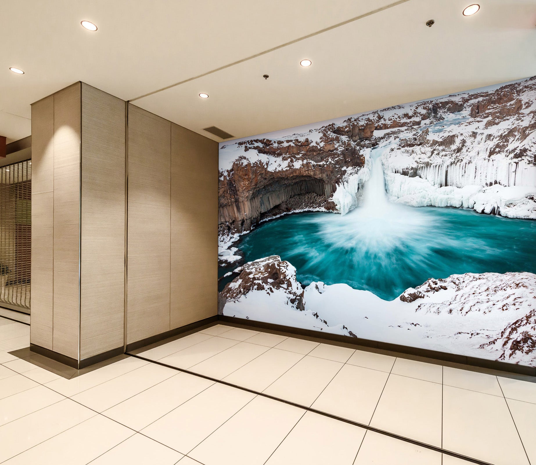 3D Iceberg Lake 103 Wall Murals