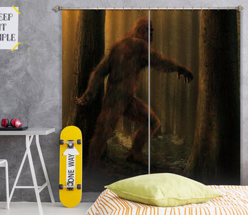 3D Bigfoot Def 011 Vincent Hie Curtain Curtains Drapes Curtains AJ Creativity Home 