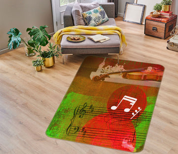 3D Staff Notes 76124 Non Slip Rug Mat