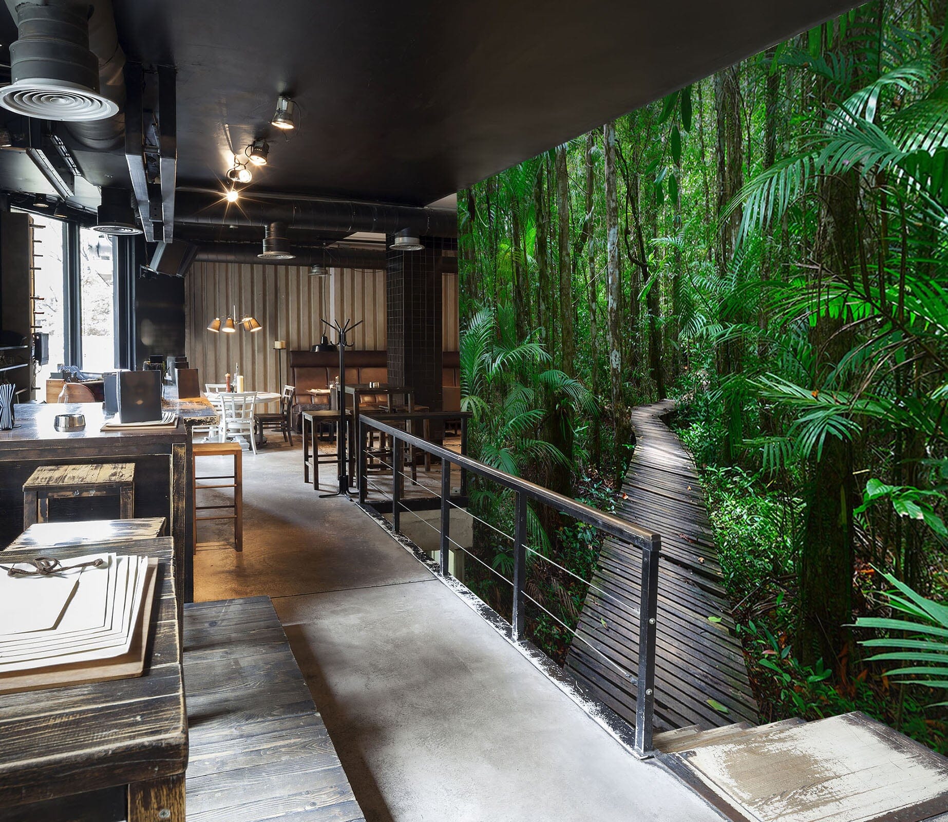 3D Forest Path 326 Wall Murals Wallpaper AJ Wallpaper 2 