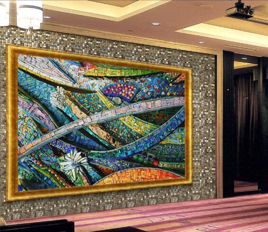 3D Colored Stones WC105 Wall Murals Wallpaper AJ Wallpaper 2 
