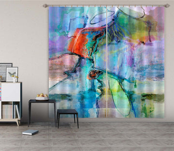 3D Color River 223 Michael Tienhaara Curtain Curtains Drapes Curtains AJ Creativity Home 
