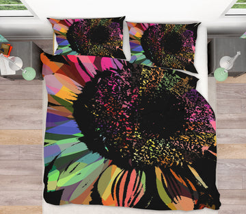 3D Colorful Petals 19134 Shandra Smith Bedding Bed Pillowcases Quilt