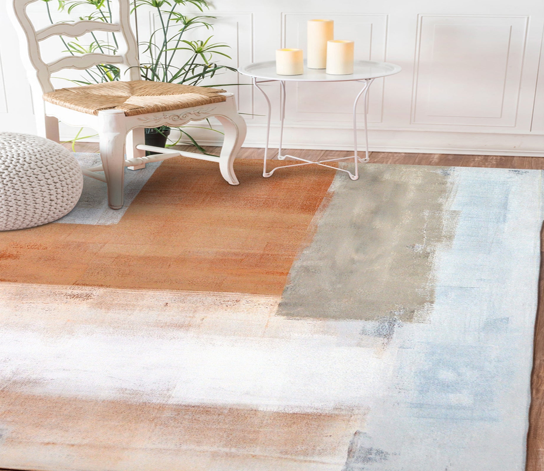 3D Colored Rectangle WG157 Non Slip Rug Mat Mat AJ Creativity Home 