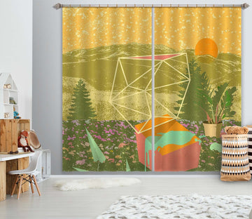 3D Forest At Dusk 045 Showdeer Curtain Curtains Drapes Curtains AJ Creativity Home 