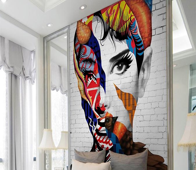 3D Colored Beauty 331 Wall Murals Wallpaper AJ Wallpaper 2 
