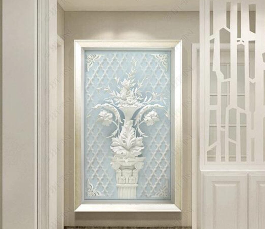 3D White Decoration WC280 Wall Murals Wallpaper AJ Wallpaper 2 