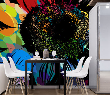 3D Colored Petals 19108 Shandra Smith Wall Mural Wall Murals