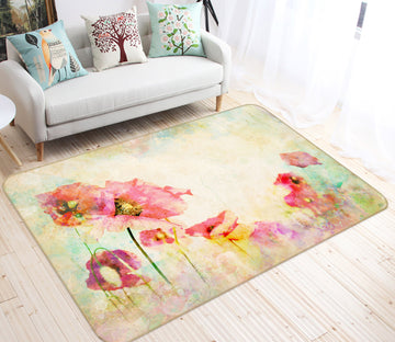 3D Flowers 34135 Non Slip Rug Mat
