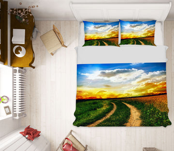 3D Path Cloud 15212 Bed Pillowcases Quilt