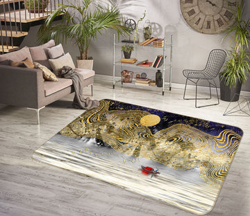 3D Pattern 34053 Non Slip Rug Mat