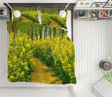 3D Flower Bush Forest 16168 Bed Pillowcases Quilt