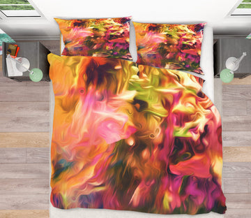 3D Pattern 16130 Bed Pillowcases Quilt