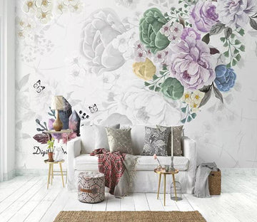 3D Flower 1334 Wall Murals Wallpaper AJ Wallpaper 2 