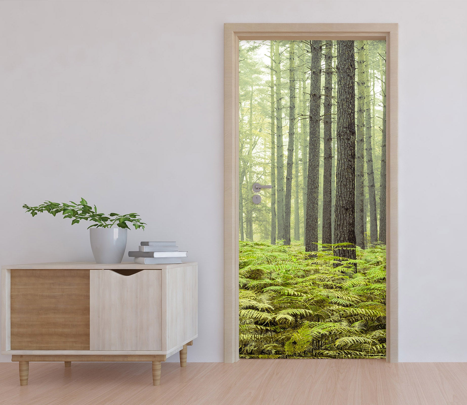3D Trees Forest 101127 Assaf Frank Door Mural