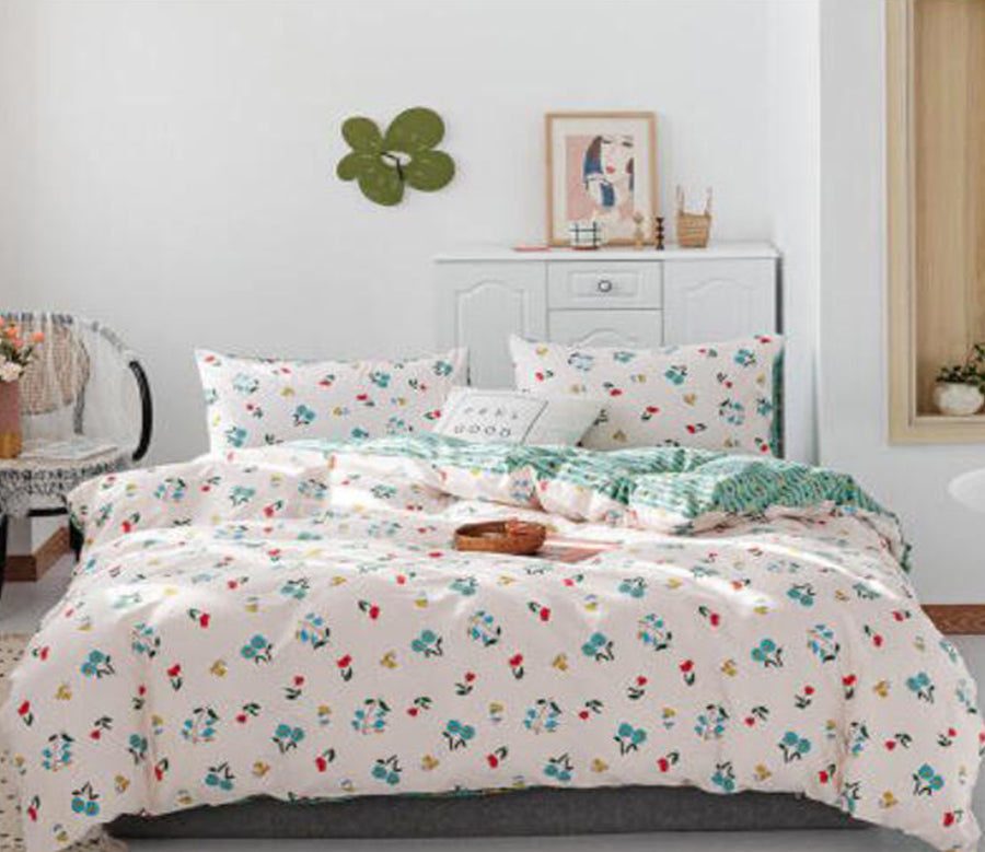 3D Colorful Floral 30038 Bed Pillowcases Quilt