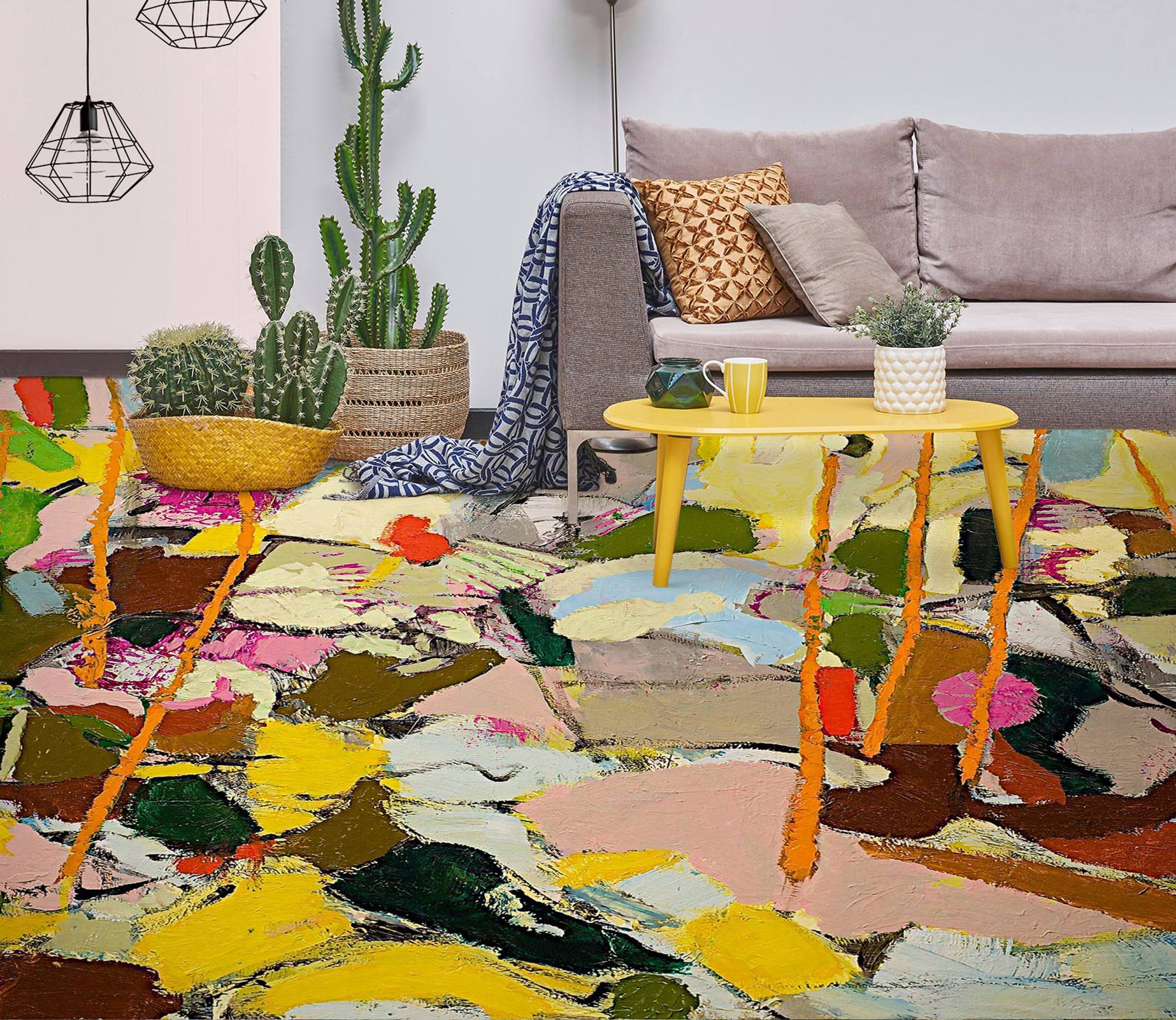 3D Colorful Pattern 9552 Allan P. Friedlander Floor Mural