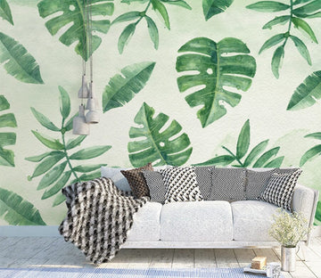 3D Green Leaf WG298 Wall Murals Wallpaper AJ Wallpaper 2 