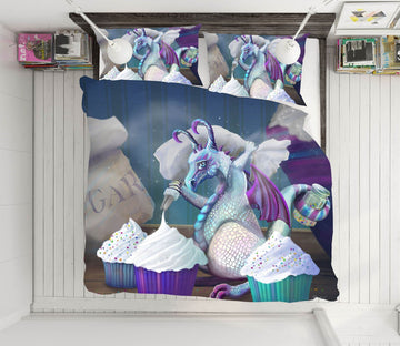 3D Cake Dragon 101 Rose Catherine Khan Bedding Bed Pillowcases Quilt Quiet Covers AJ Creativity Home 