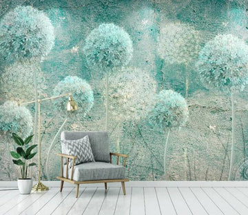 3D Green Dandelion 1538 Wall Murals Wallpaper AJ Wallpaper 2 