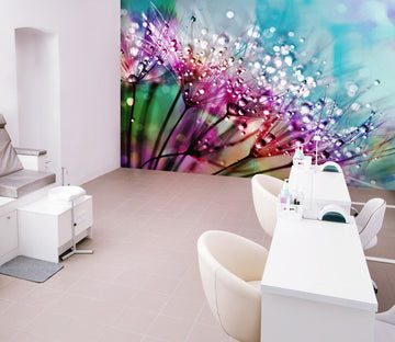 3D Waterdrop Flower 058 Wall Murals
