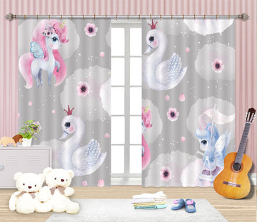 3D Cute Animal 791 Curtains Drapes Wallpaper AJ Wallpaper 