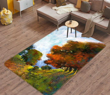 3D Sunny Forest 1114 Michael Tienhaara Rug Non Slip Rug Mat Mat AJ Creativity Home 