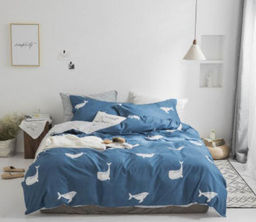 3D Whale 20350 Bed Pillowcases Quilt