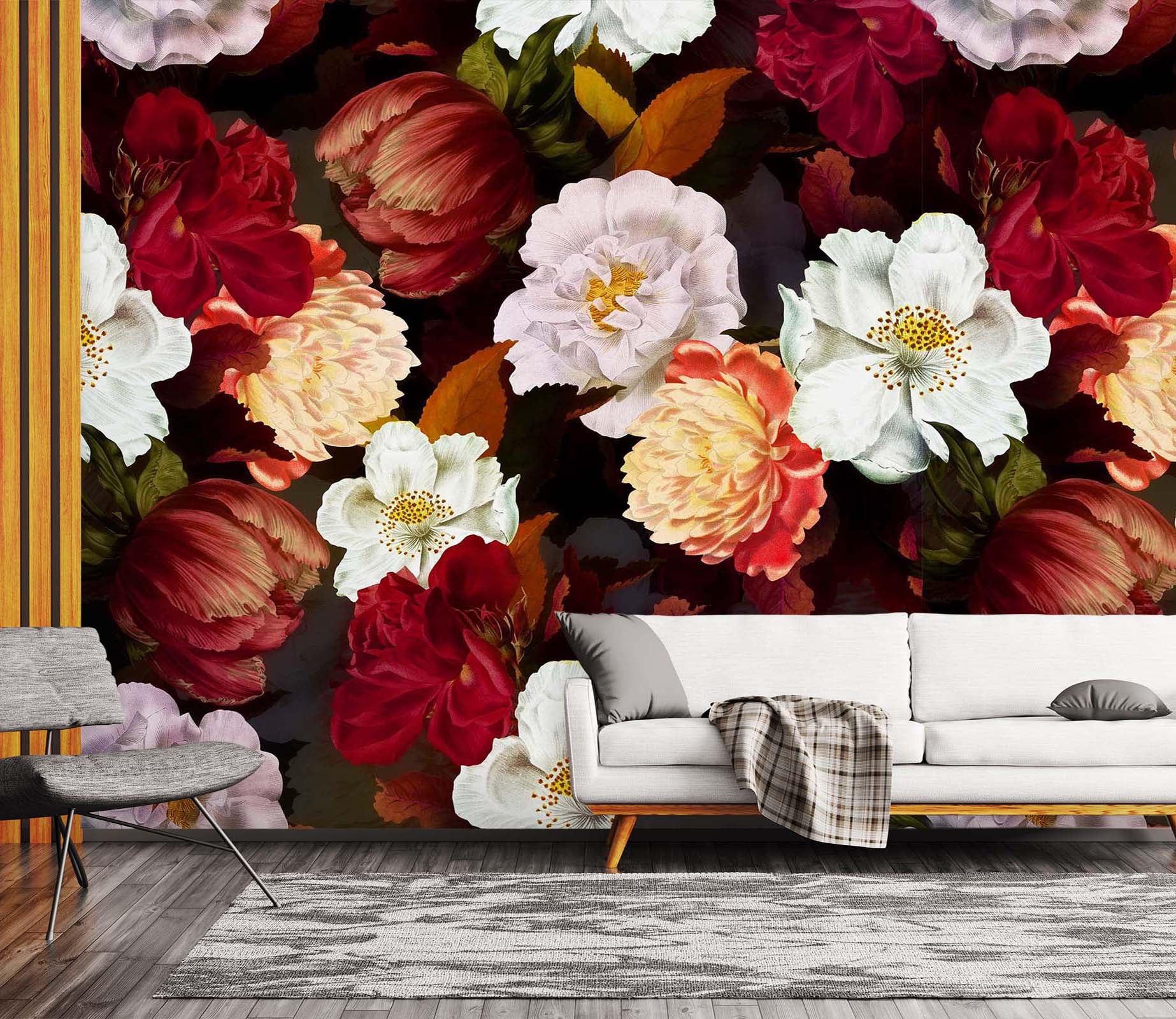 3D Flowers Bloom 145 Uta Naumann Wall Mural Wall Murals