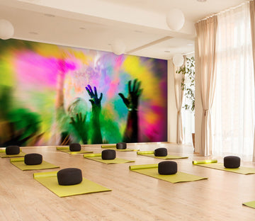 3D Party Arm 103 Wall Murals Wallpaper AJ Wallpaper 2 