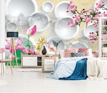 3D Safflower 1635 Wall Murals Wallpaper AJ Wallpaper 2 