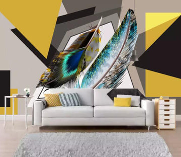 3D Peacock Feather WC1779 Wall Murals