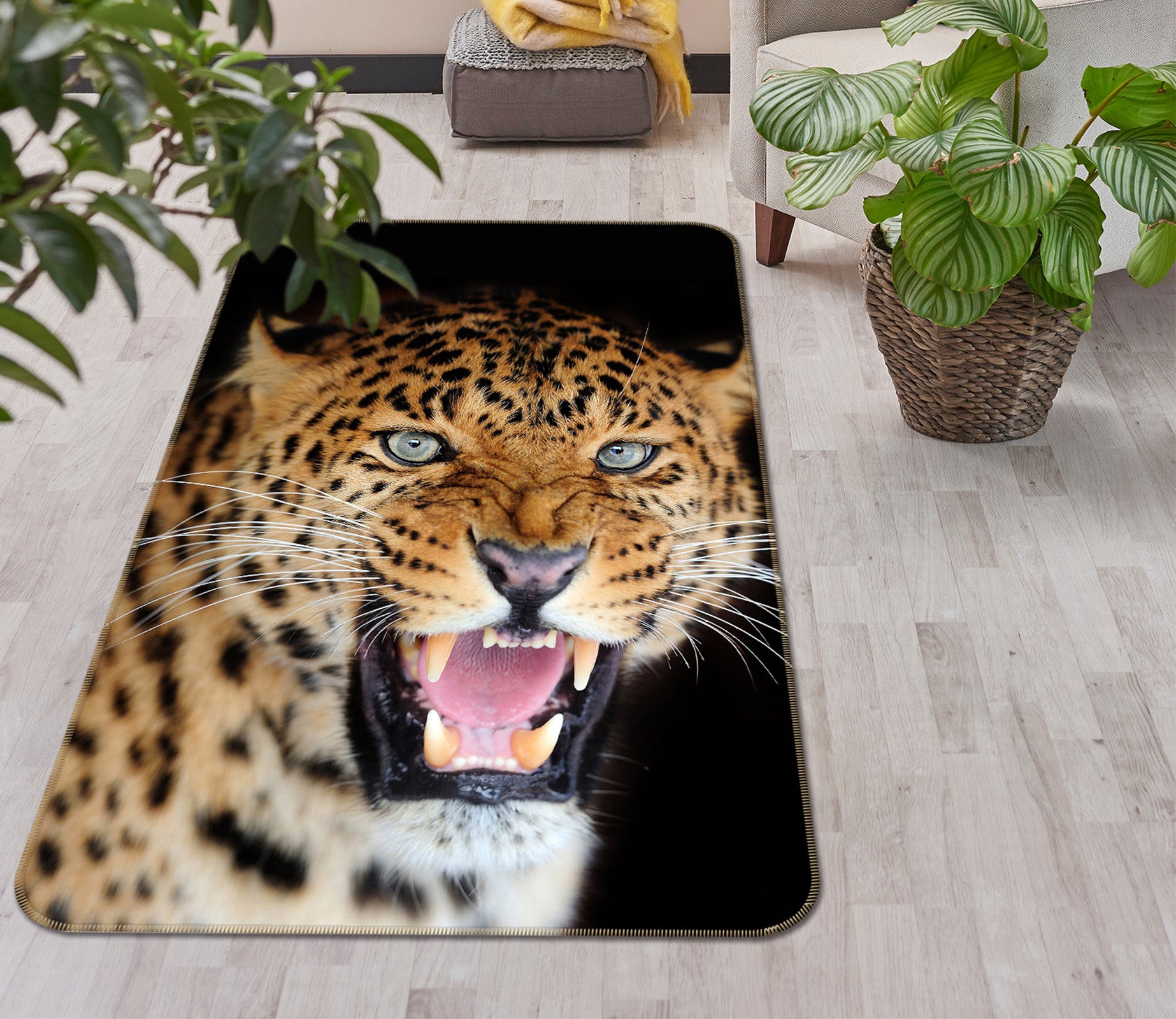3D Tiger 38192 Animal Non Slip Rug Mat