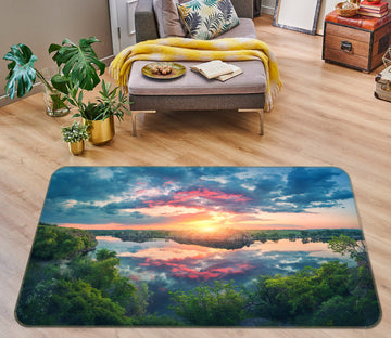 3D Sky Reflection 29144 Non Slip Rug Mat