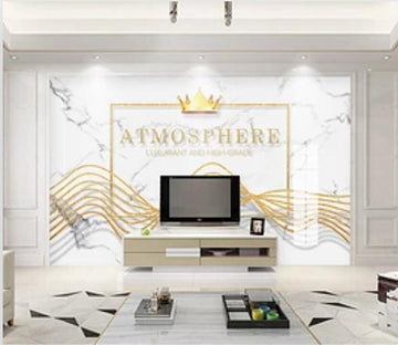 3D Crown Wave 822 Wall Murals Wallpaper AJ Wallpaper 2 