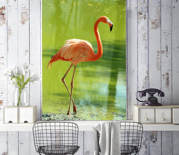 3D Flamingo River 121 Wall Murals Wallpaper AJ Wallpaper 2 