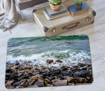 3D Seaside Stones 29187 Non Slip Rug Mat