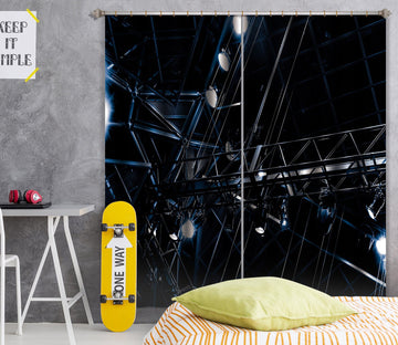 3D Sky Lights 044 Noirblanc777 Curtain Curtains Drapes Curtains AJ Creativity Home 