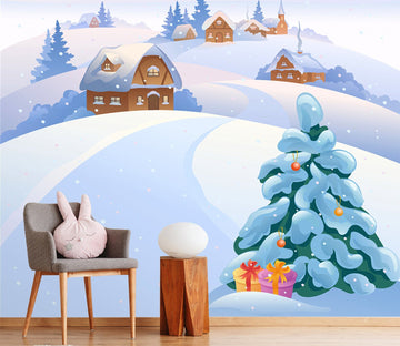3D Snowy Christmas Xmas 5 Wallpaper AJ Wallpaper 