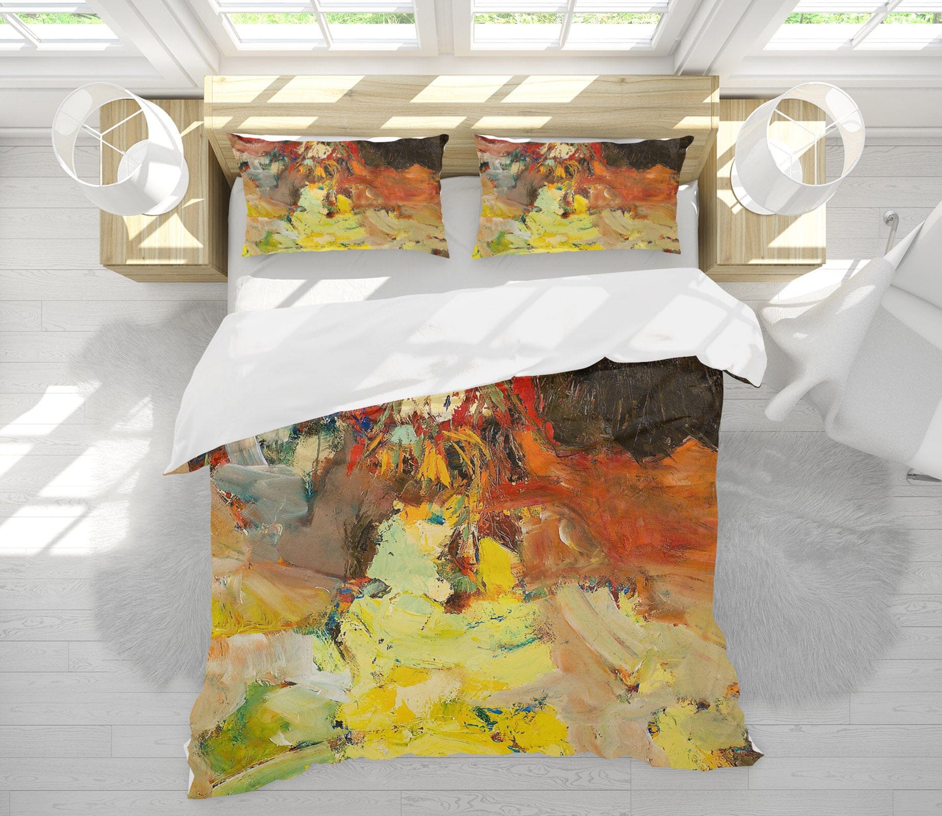 3D Color Oil Painting 2002 Allan P. Friedlander Bedding Bed Pillowcases Quilt Quiet Covers AJ Creativity Home 
