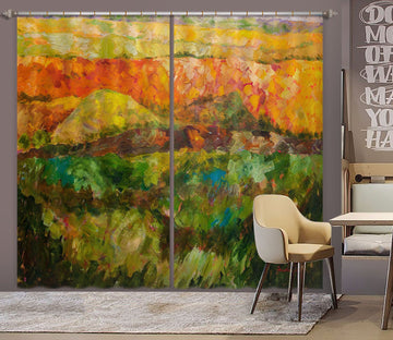 3D Colored Valley 112 Allan P. Friedlander Curtain Curtains Drapes Curtains AJ Creativity Home 