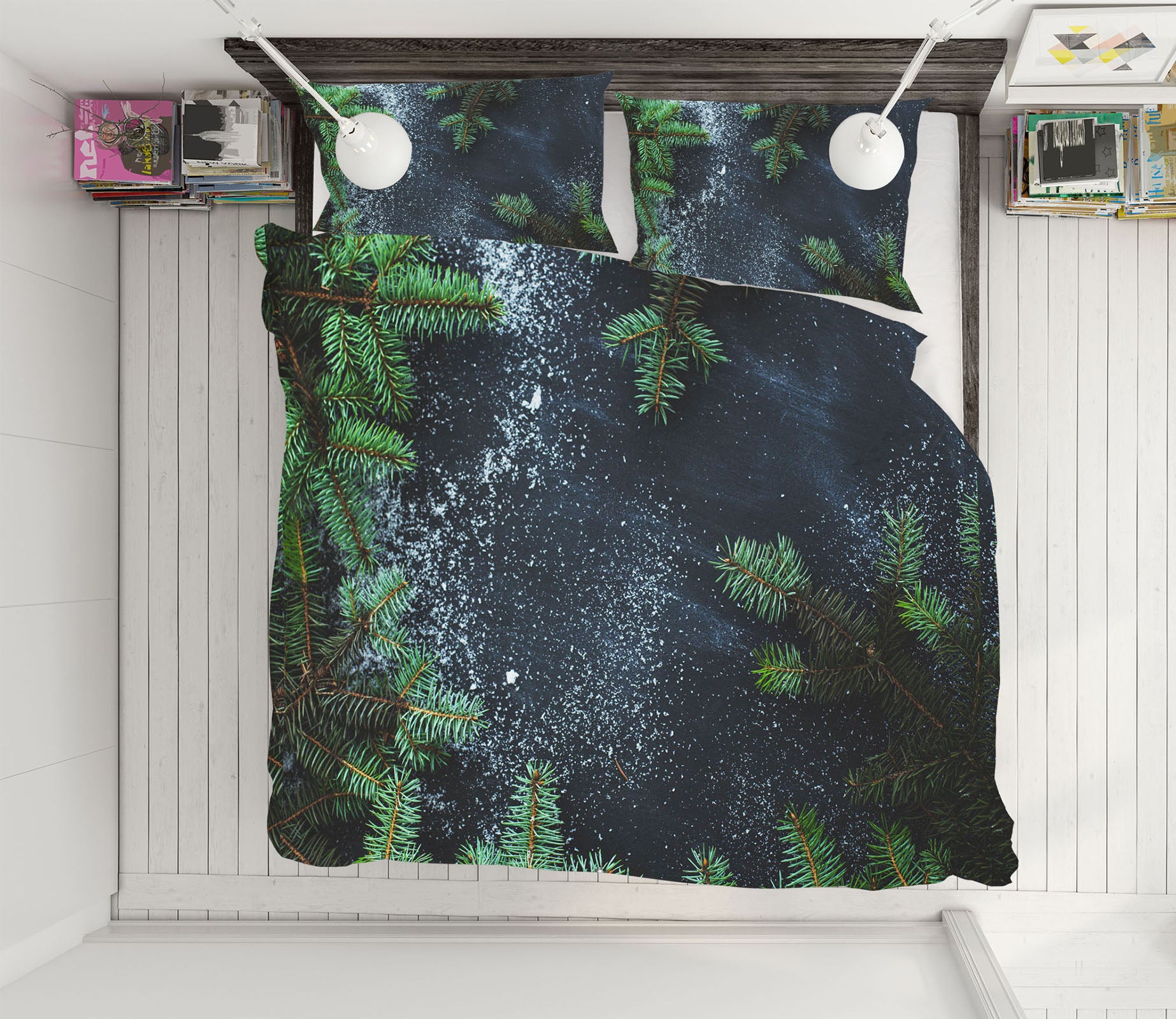 3D Branches 63188 Bed Pillowcases Quilt