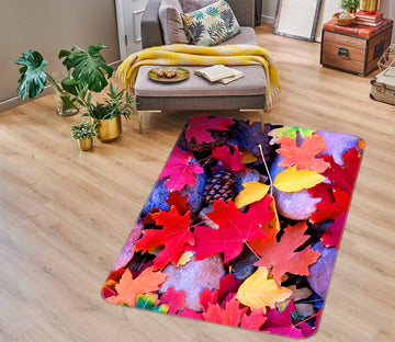 3D Maple Leaf 76187 Non Slip Rug Mat