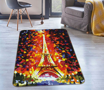 3D Eiffel Tower 33221 Non Slip Rug Mat