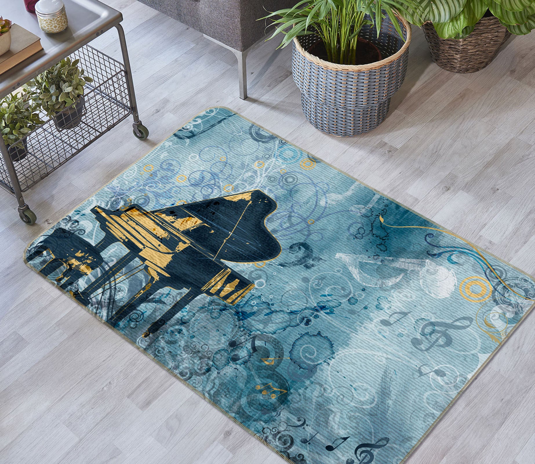 3D Piano 35228 Non Slip Rug Mat