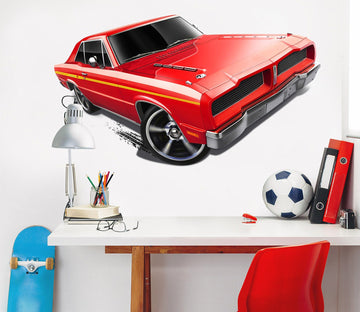 3D Red Car 0104 Vehicles Wallpaper AJ Wallpaper 