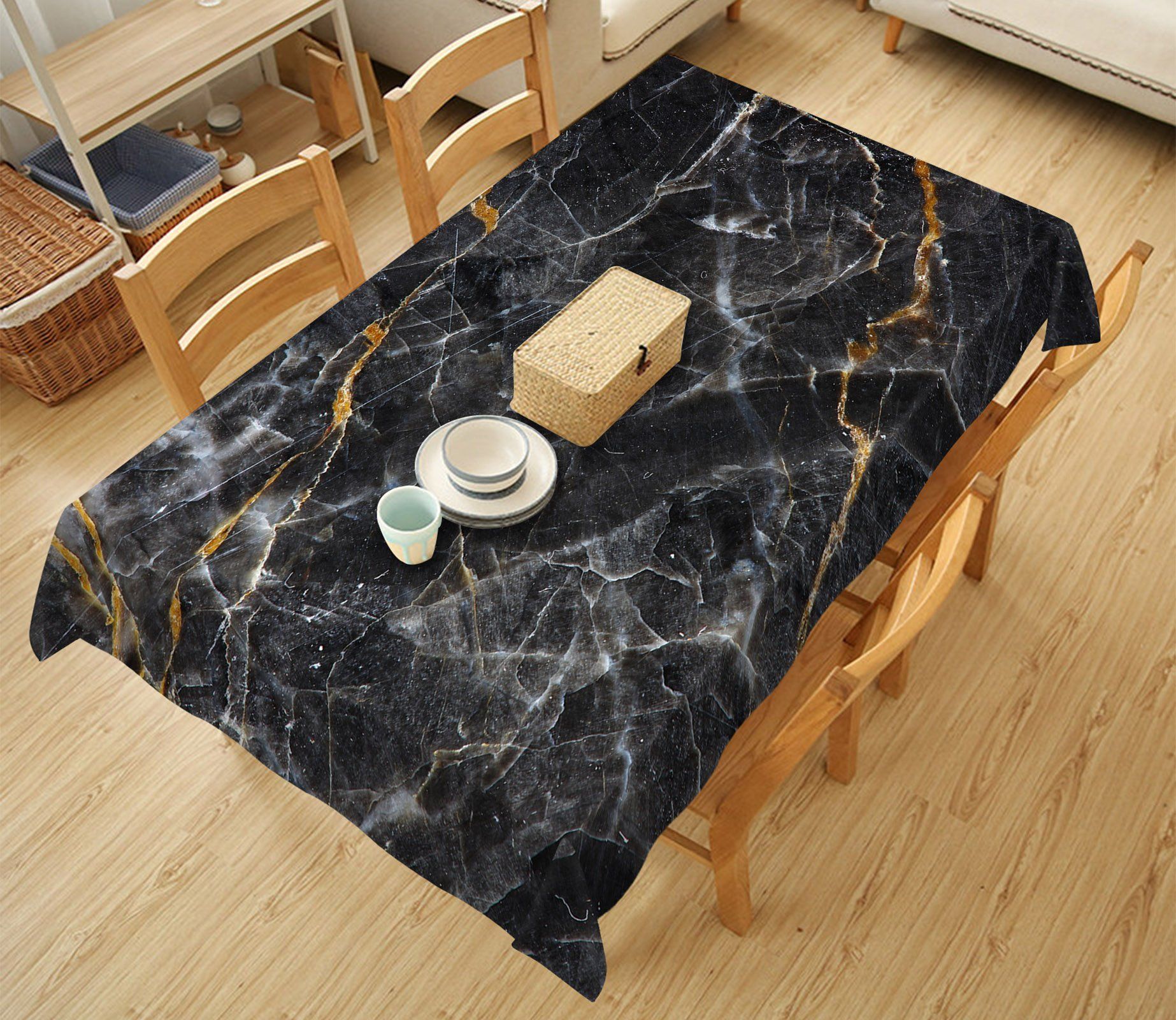 3D Marble Crack 25 Tablecloths Wallpaper AJ Wallpaper 