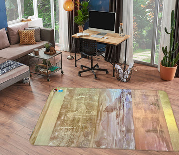 3D Yellow Paint 3032 Skromova Marina Rug Non Slip Rug Mat